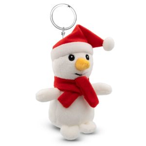 Plüsch-Schneemann Schlüsselanhänger für Ihr Marketing